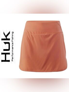 Huk Women’s Sz XL Icon X Fusion Coral Performance Skort